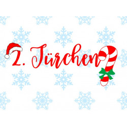 ADVENTSKALENDER 2. Dezember - Stickdatei - ITH Herz Rosen